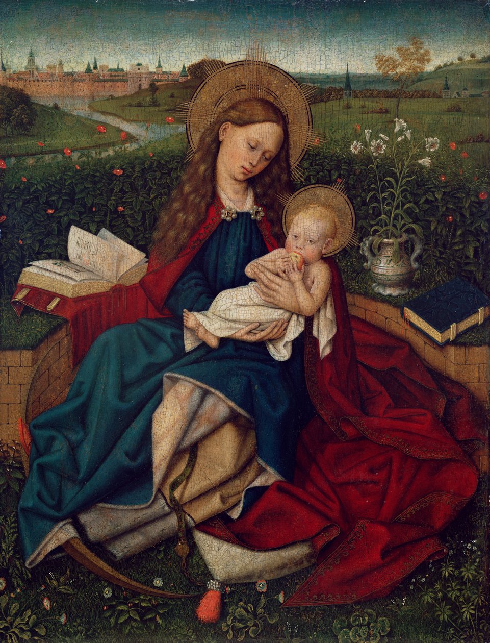 La Madonna de la Humildad, c.1450-70 de Master of Flémalle