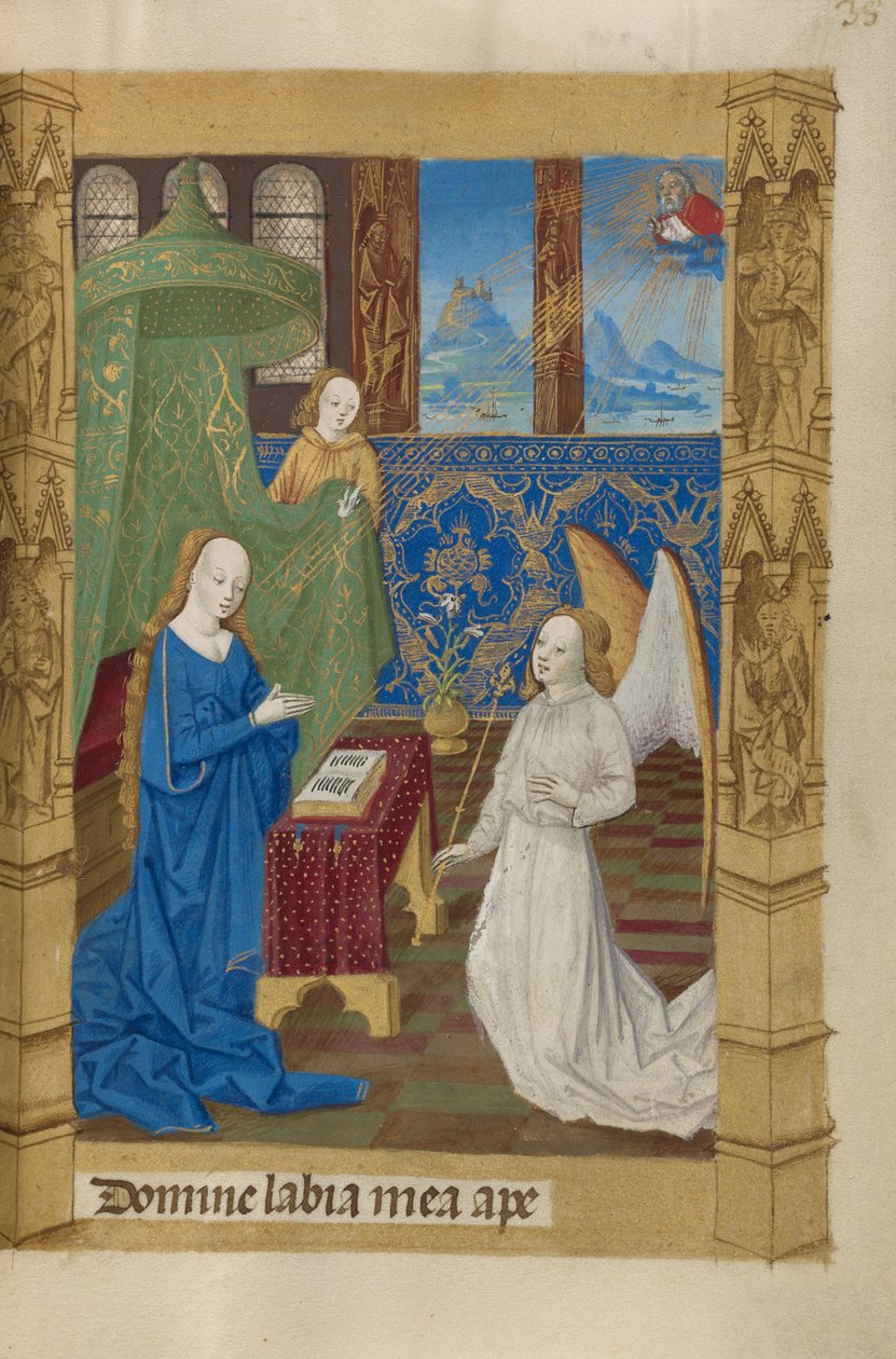 La Anunciación de Master of Guillaume Lambert