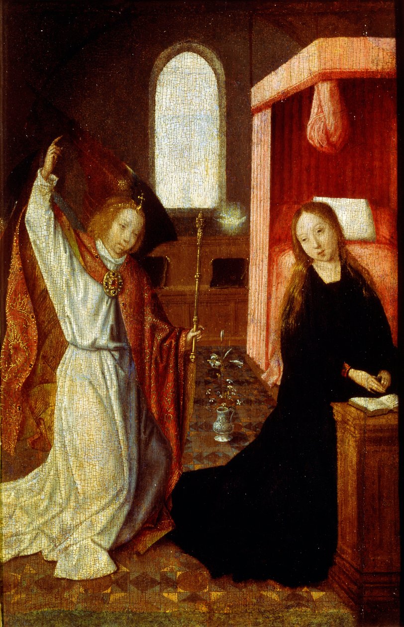 La Anunciación, principios del siglo XVI de Master of Hoogstraaten