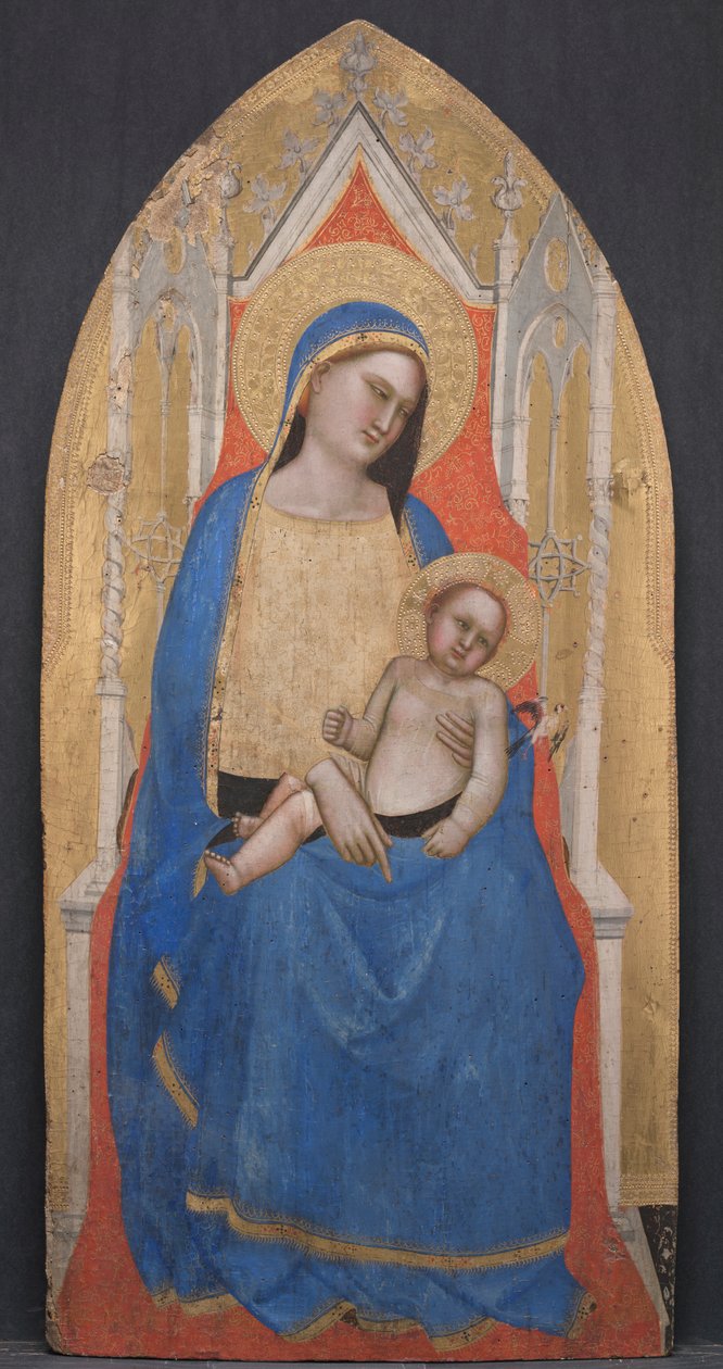 Madonna and Child Enthroned de Master of San Lucchese