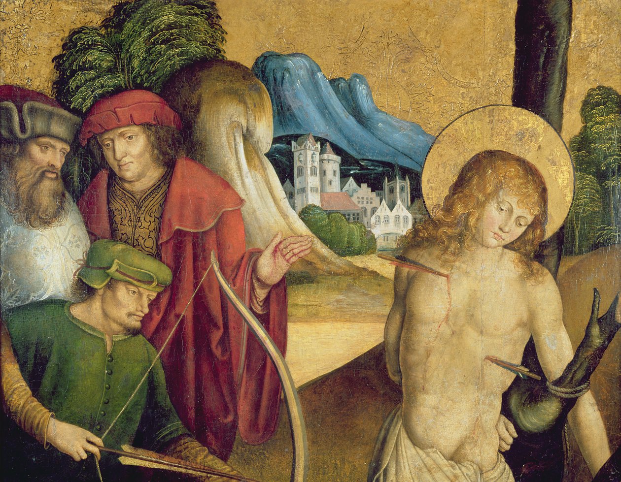 Martirio de San Sebastián, c.1505-10 de Master of Sigmaringen