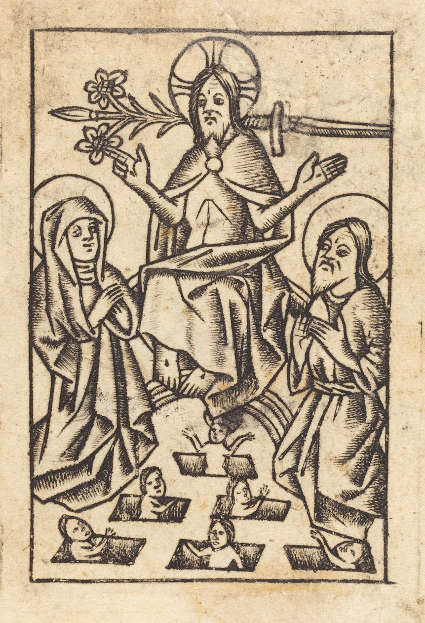 El Juicio Final (derecha) de Master of St. Erasmus