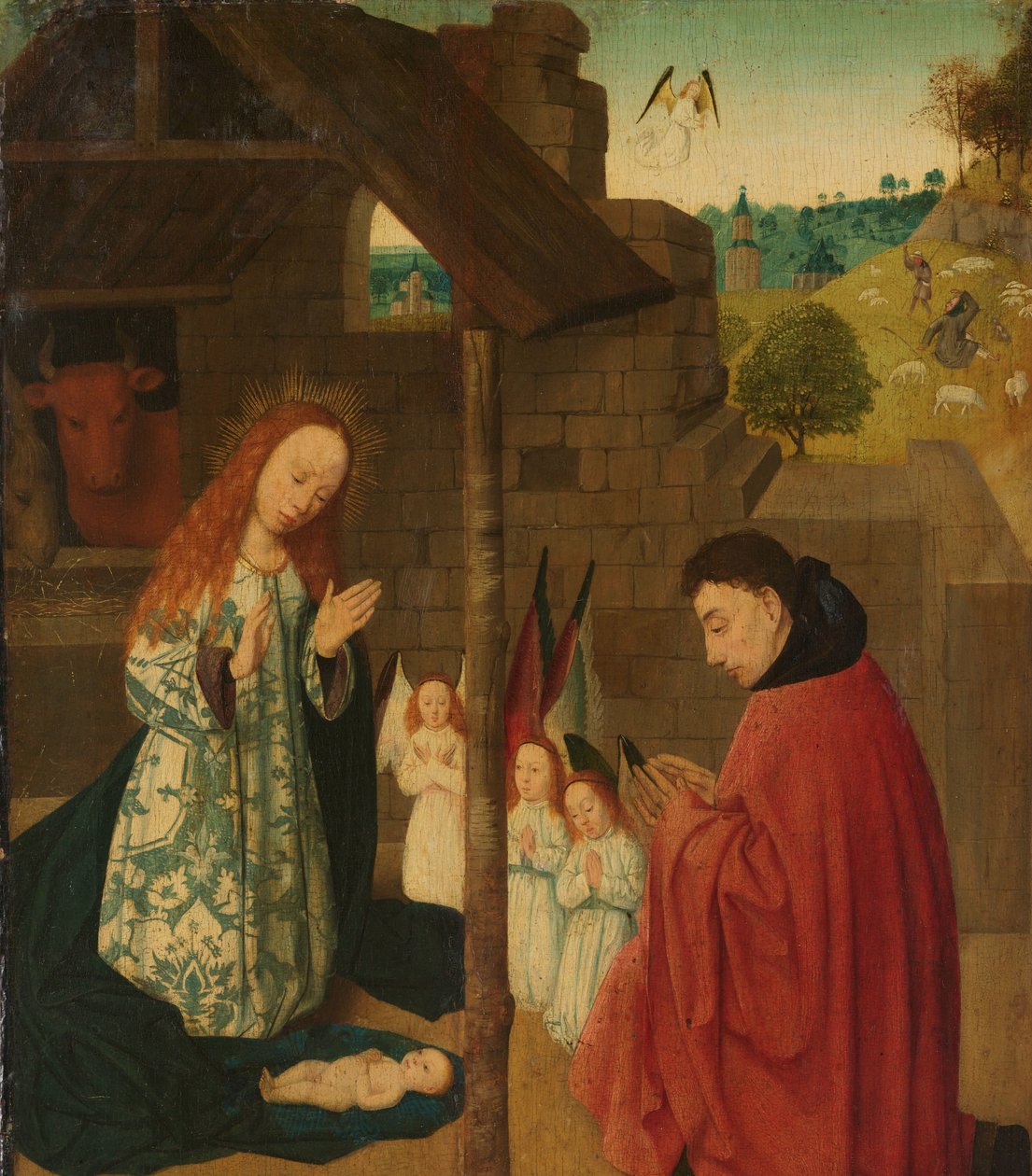 Nacimiento de Cristo de Master of the Brunswick Diptych