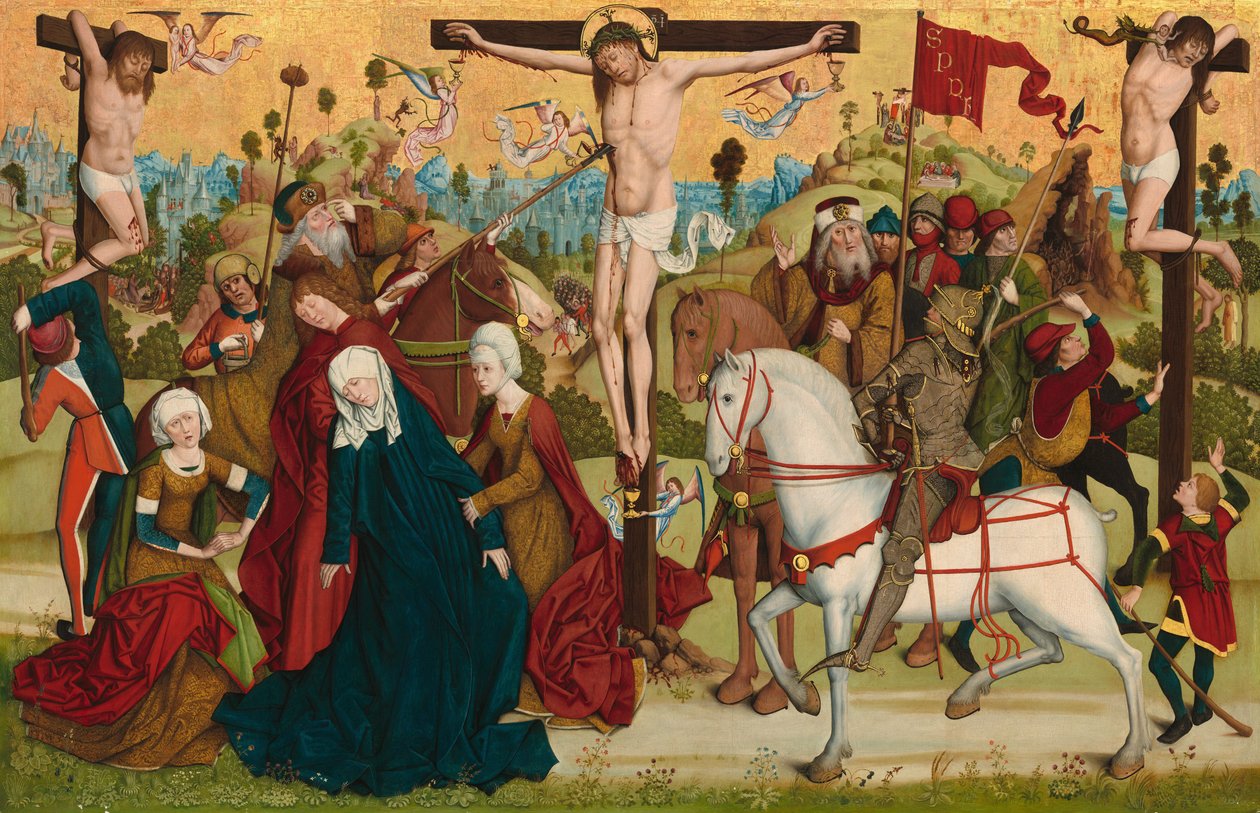 Calvario de Master of the Death of Saint Nicholas of Münster