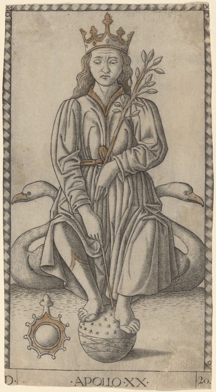 Apolo de Master of the E Series Tarocchi