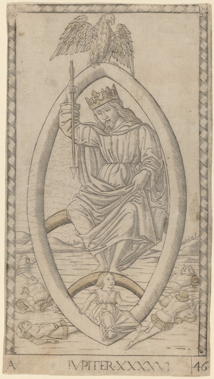 Júpiter de Master of the E Series Tarocchi