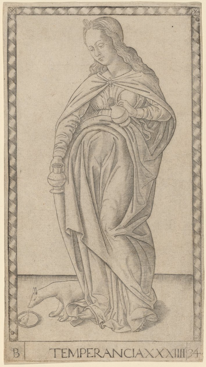 Templanza de Master of the E Series Tarocchi