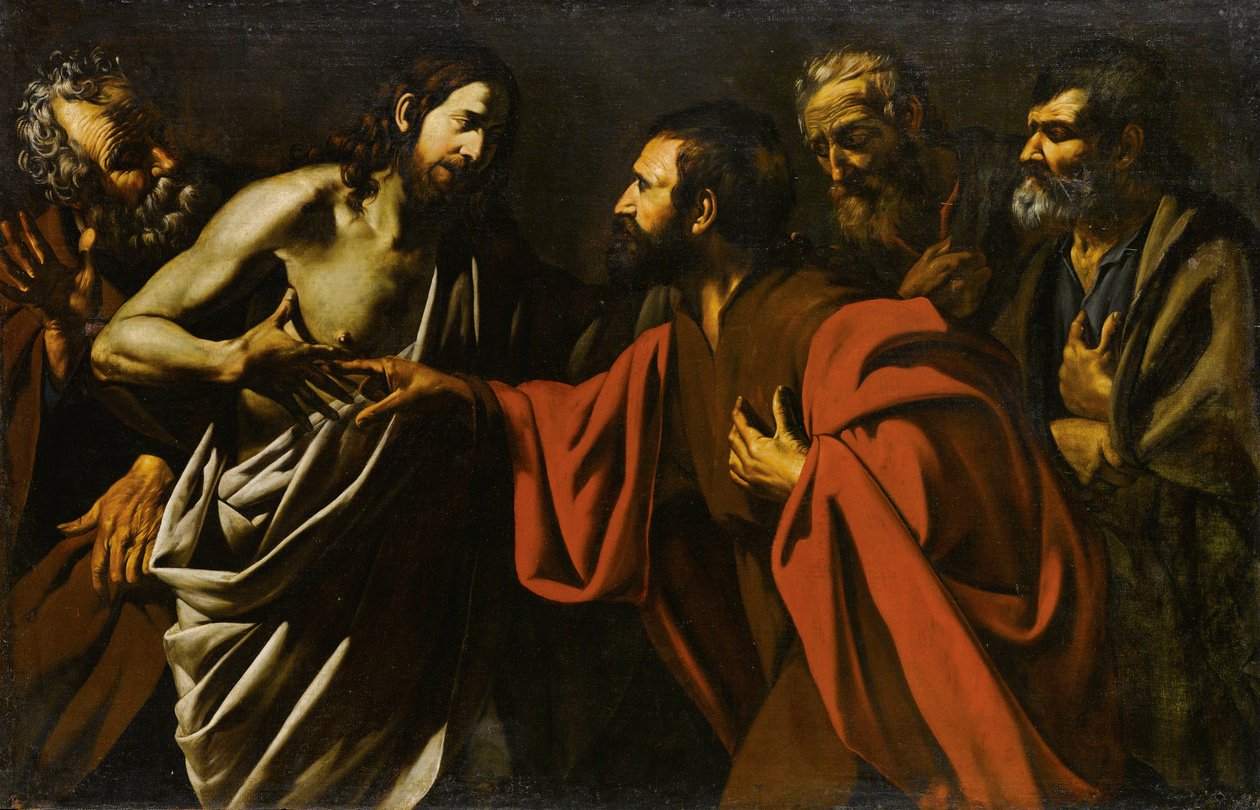 La incredulidad de Santo Tomás de Master of the Gamblers