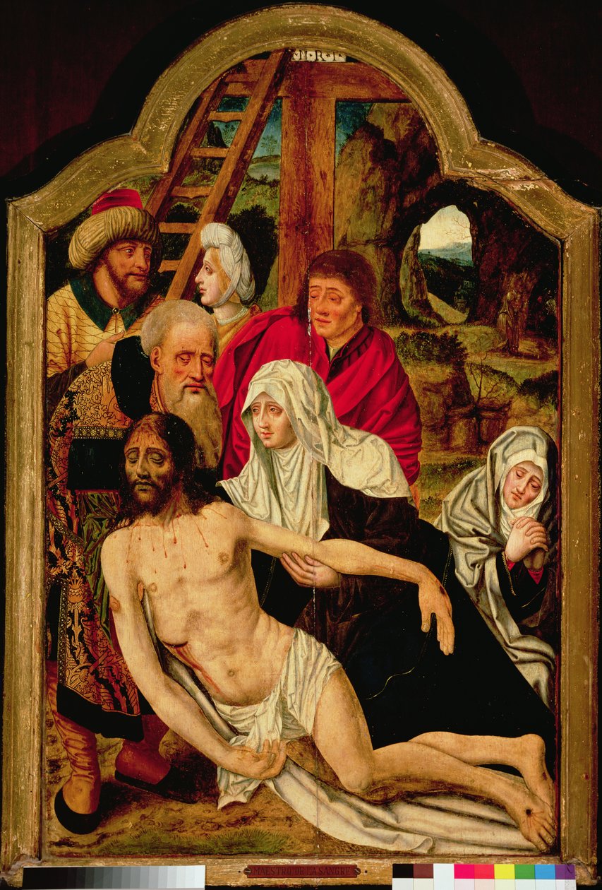 Descendimiento de la cruz de Master of the Holy Blood