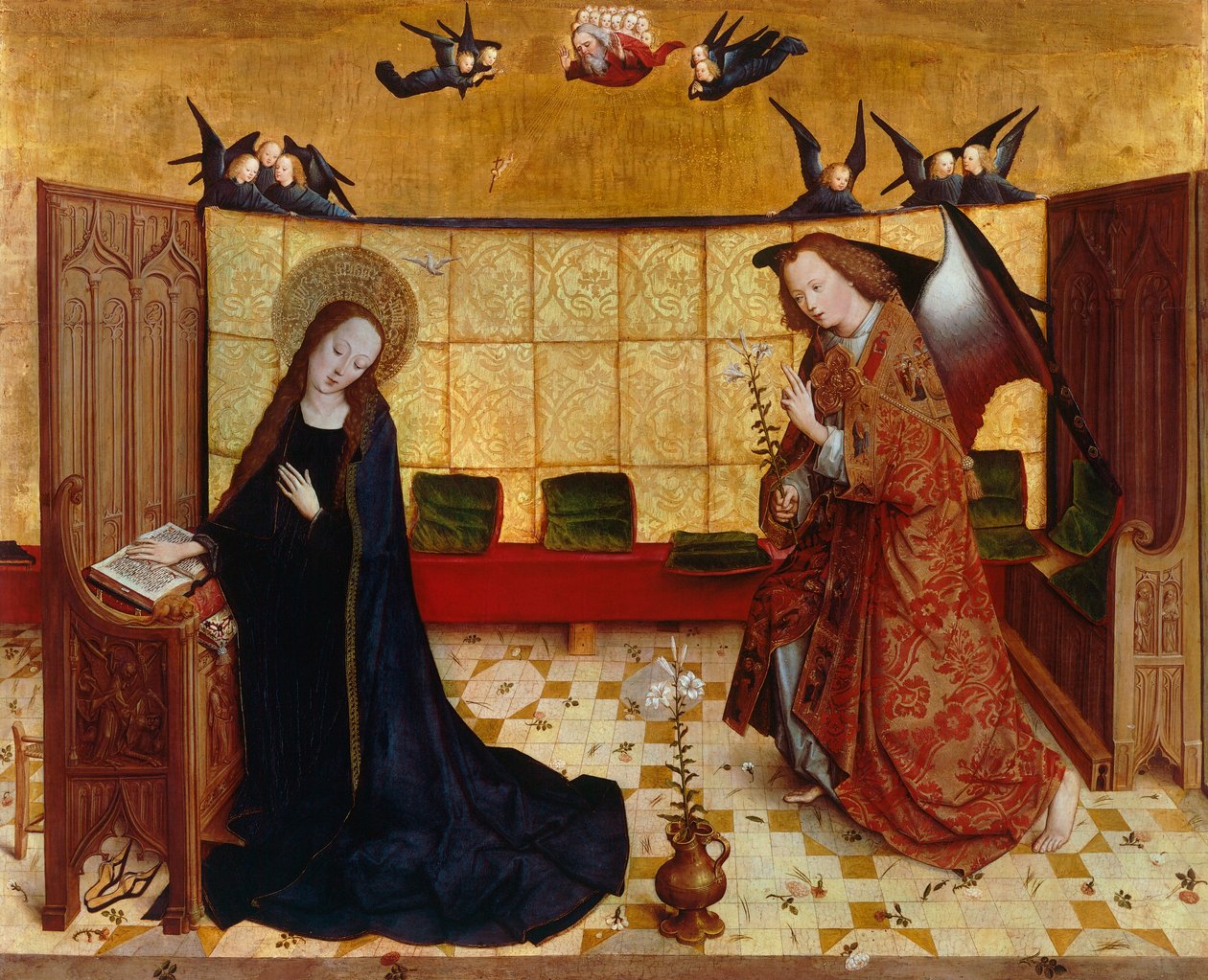 Anunciación de Master of the Life of Virgin Mary