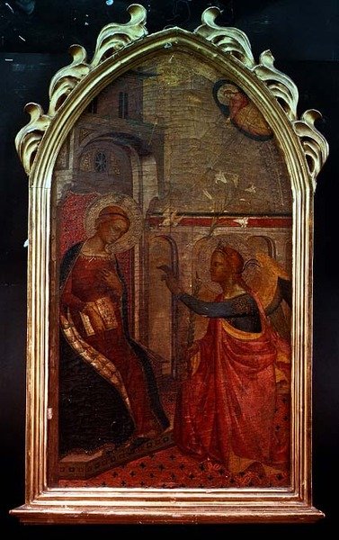La Anunciación de Master of the Misericordia