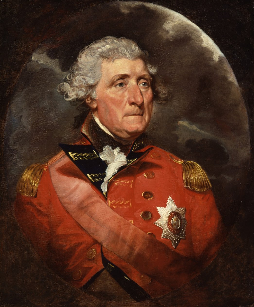 Sir George Augustus Elliott, Barón de Heathfield de Mather Brown
