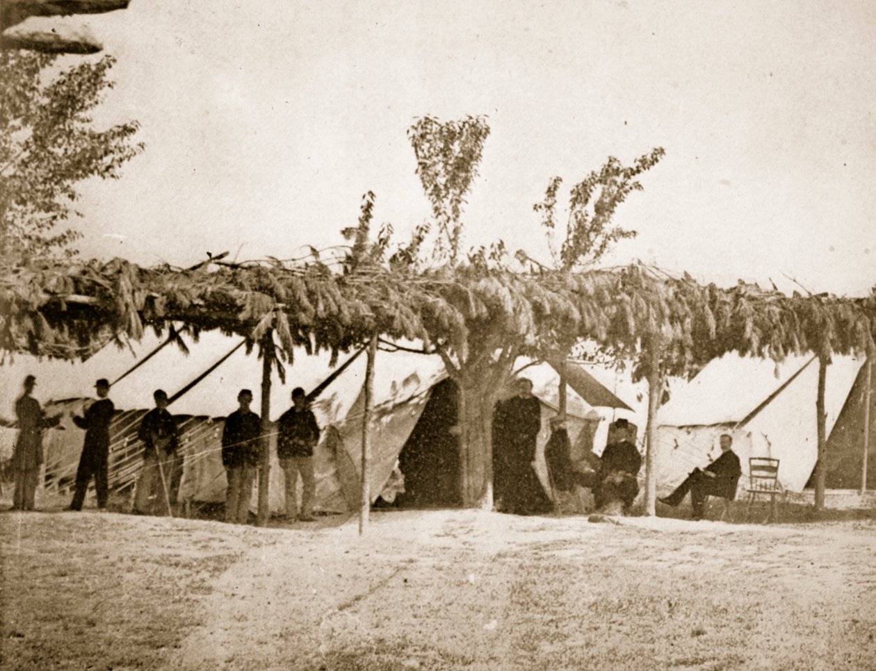 Hospital General, City Point, 1861-65 de Mathew B. Brady