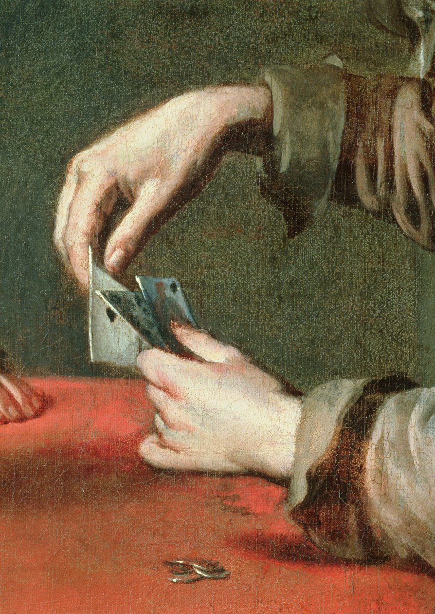 Los tramposos (detalle) de Mathieu Le Nain
