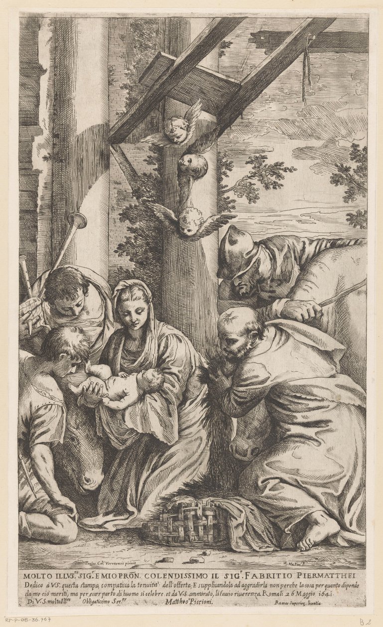 Adoración de los pastores de Matteo Piccioni