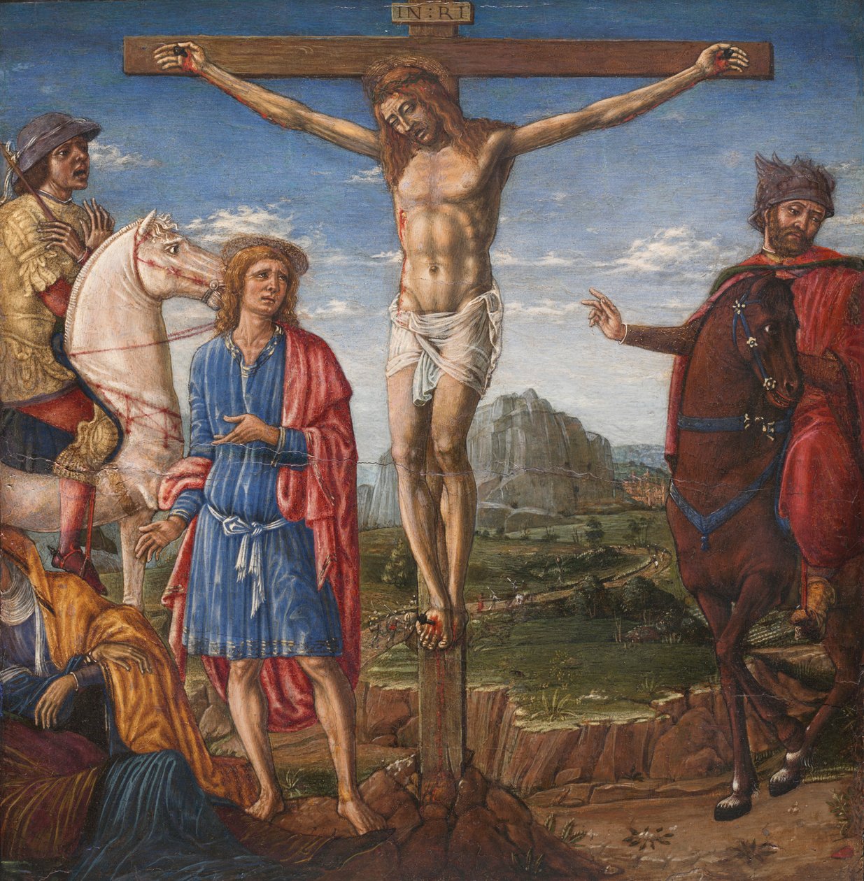 La Crucifixión, 1470s de Matteo di Giovanni