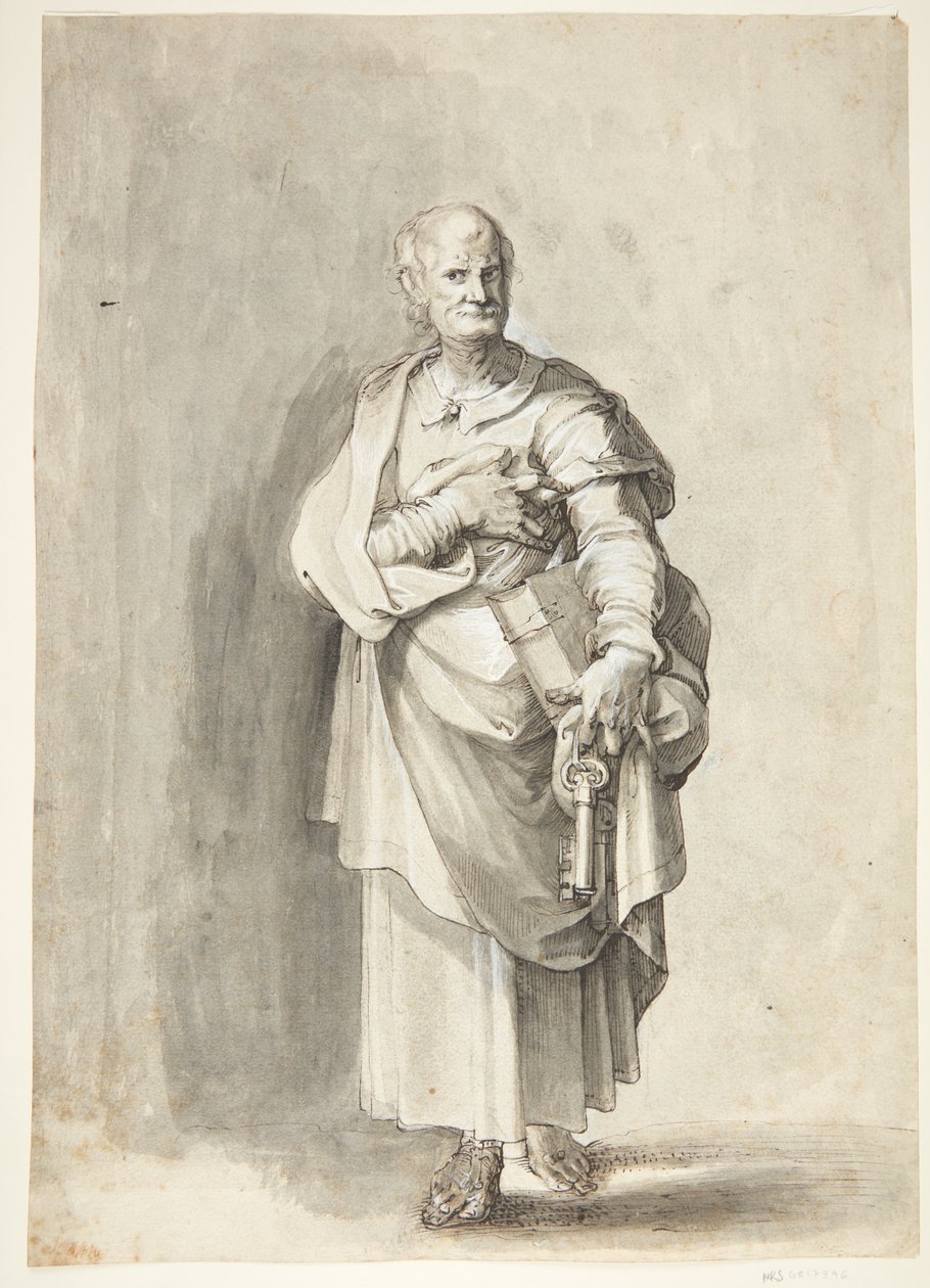 Jesús y los 12 apóstoles: Pedro de Matthäus Gundelach