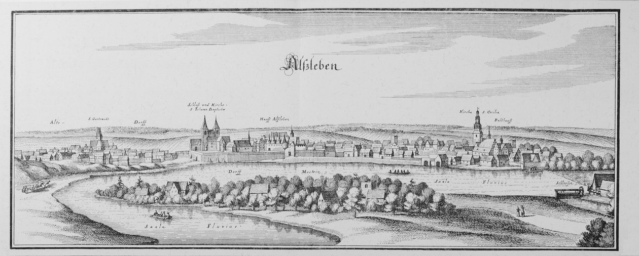 Alsleben de Matthaus Merian