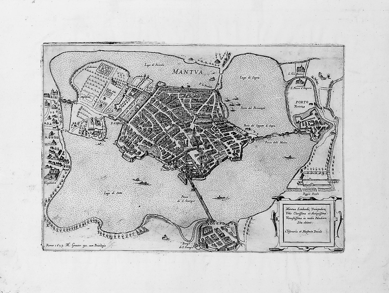 Mantua, 1629 de Matthaus Greuter