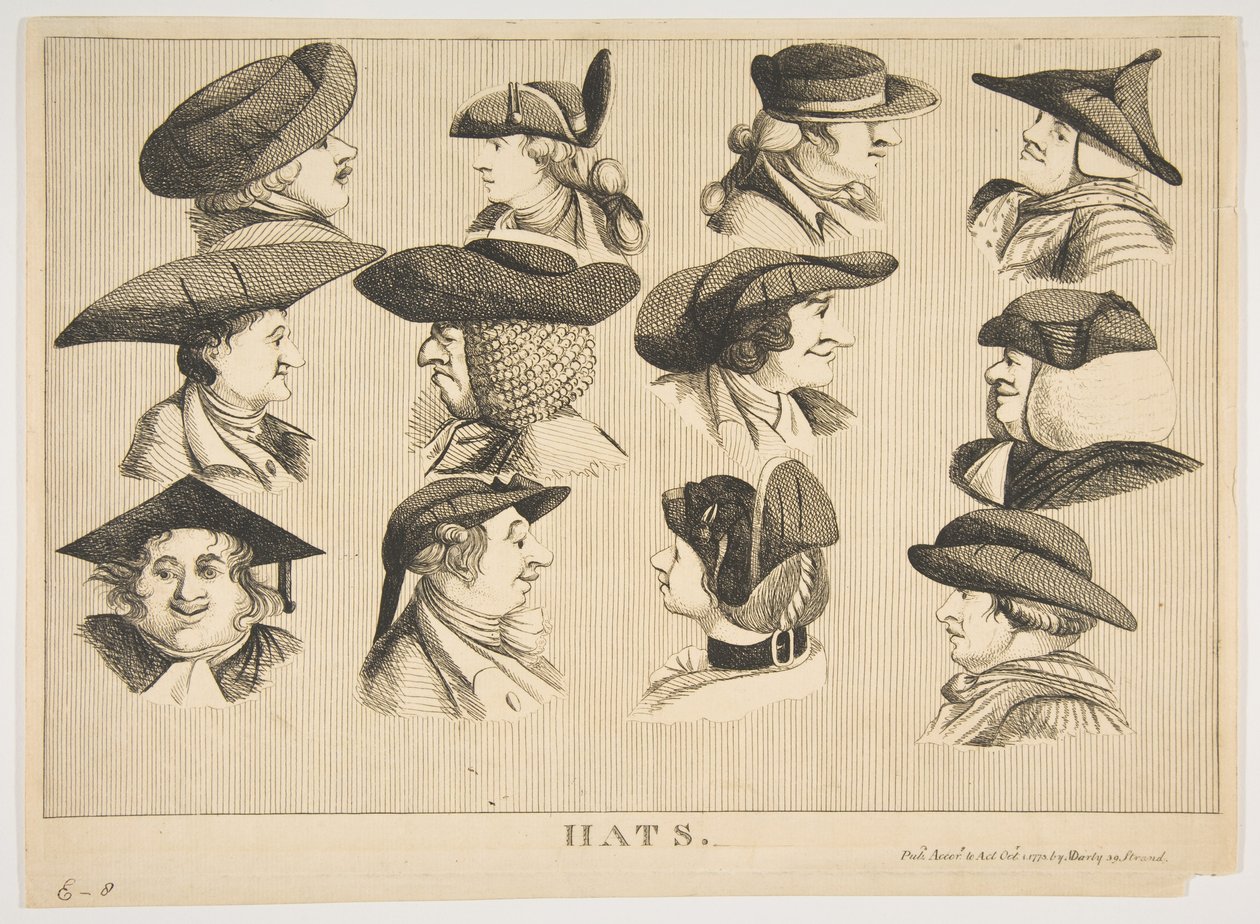 Sombreros de Matthew Darly