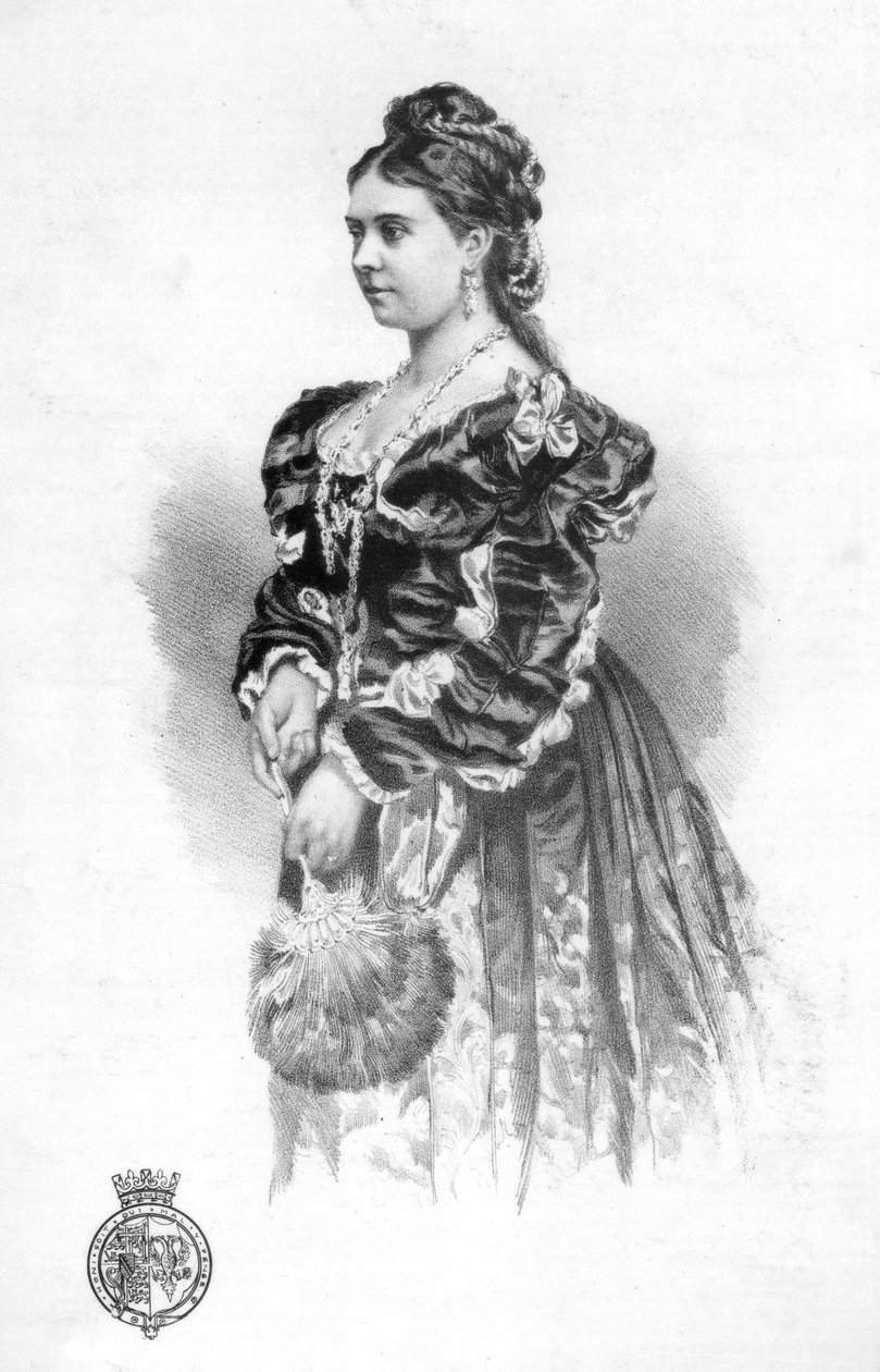 La Princesa Heredera de Alemania, 1877 de Matthews and Son