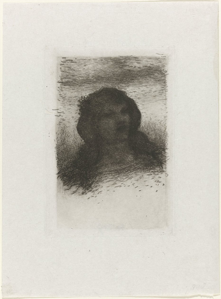 cabeza de una niña de Matthijs Maris