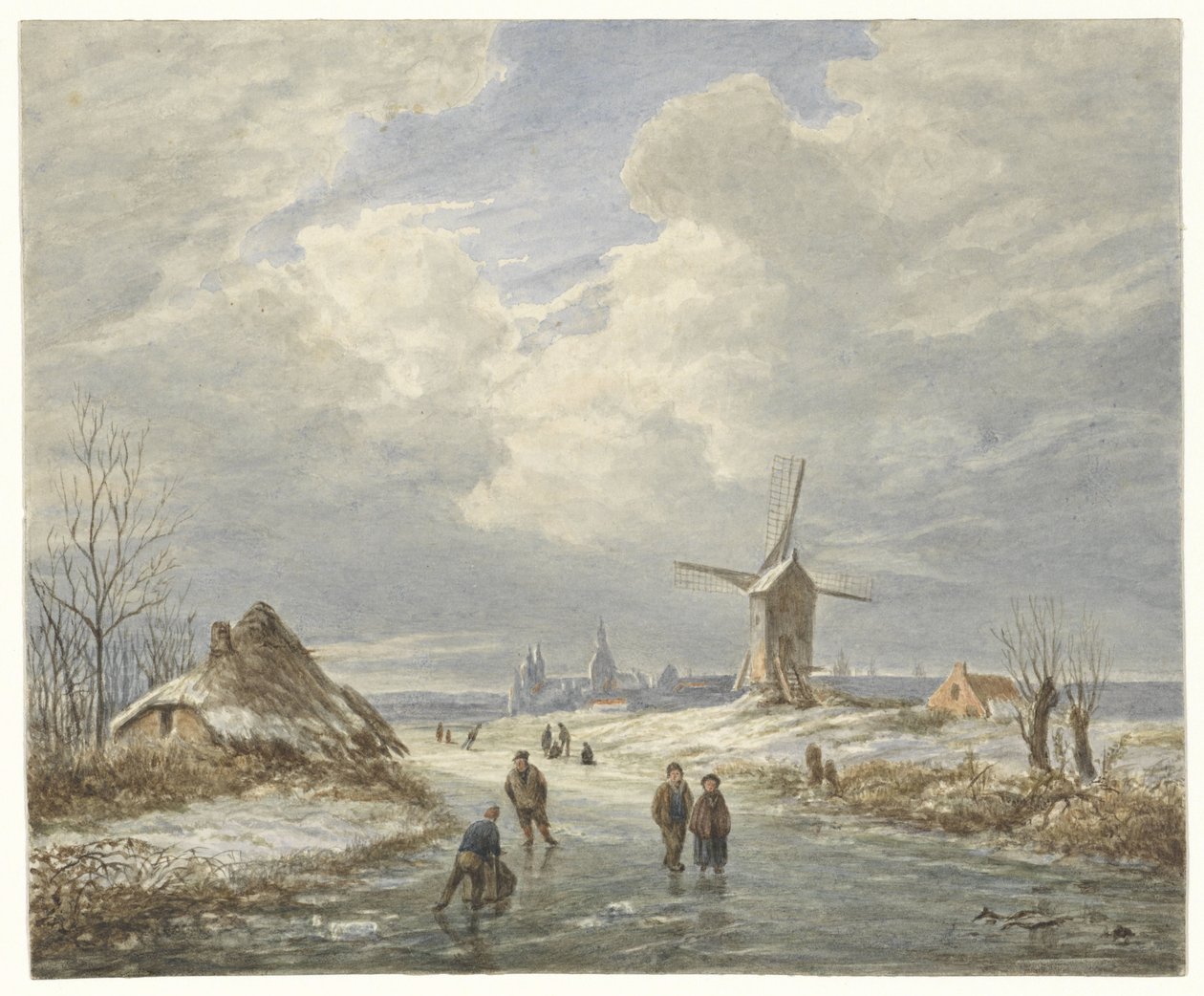 Vista de invierno de Matthijs Maris