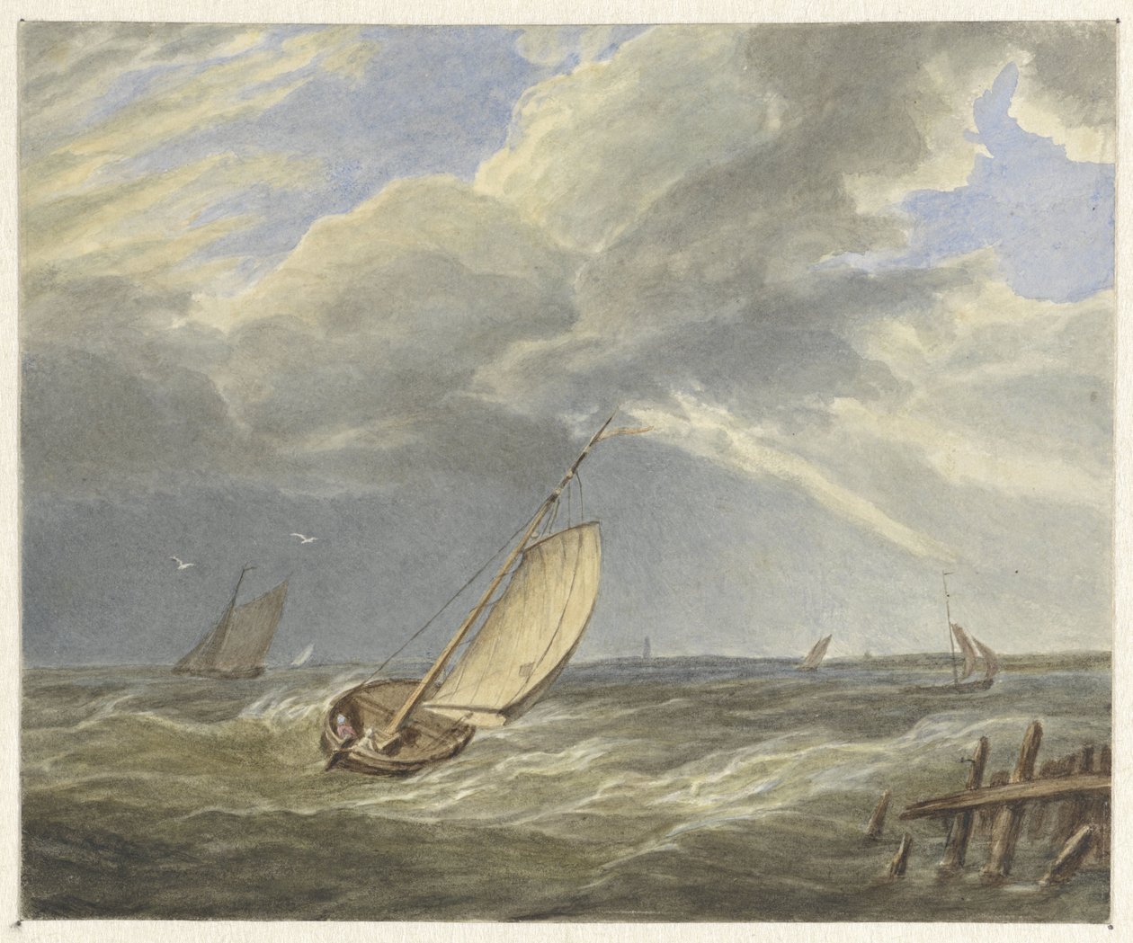 Paisaje marino de Matthijs Maris