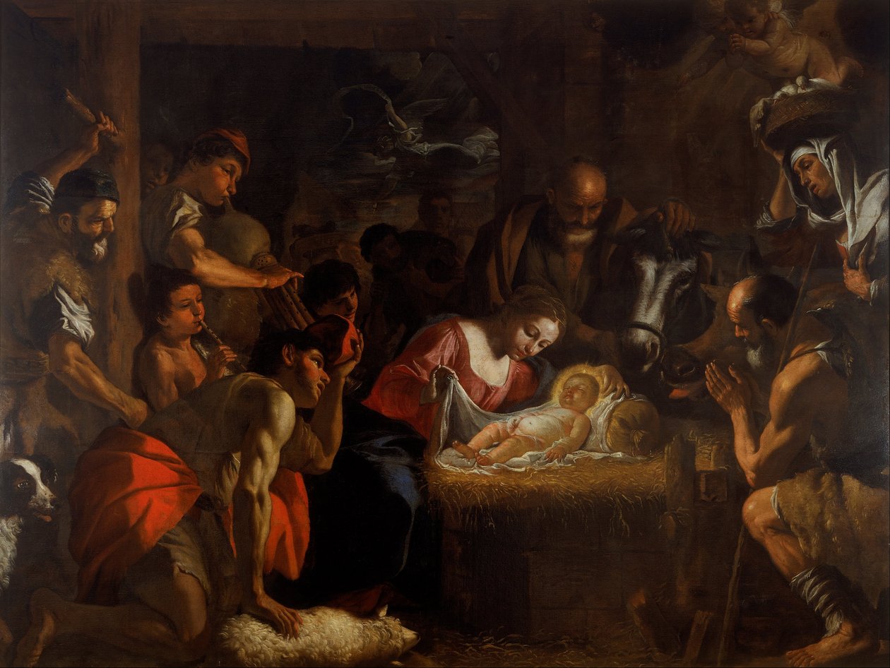 Adoración de los pastores de Mattia Preti