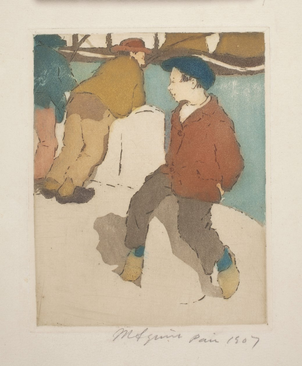 Sur le quai (En el muelle) de Maud Hunt Squire
