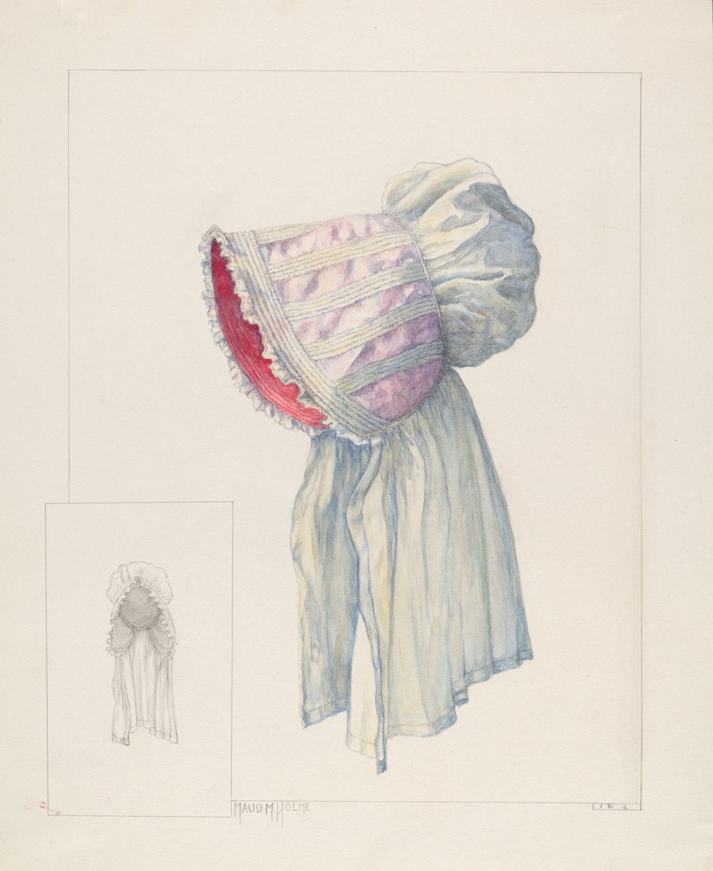 Gorro de bebé, c. 1937 de Maud M Holme