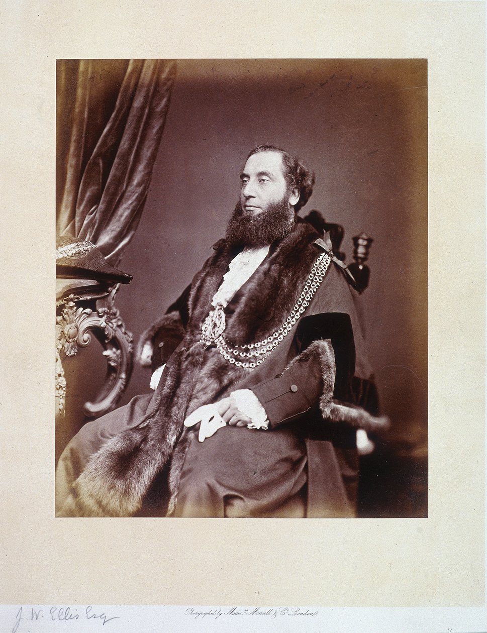 Sir John Whittaker Ellis, c. 1865 de Maull and Co