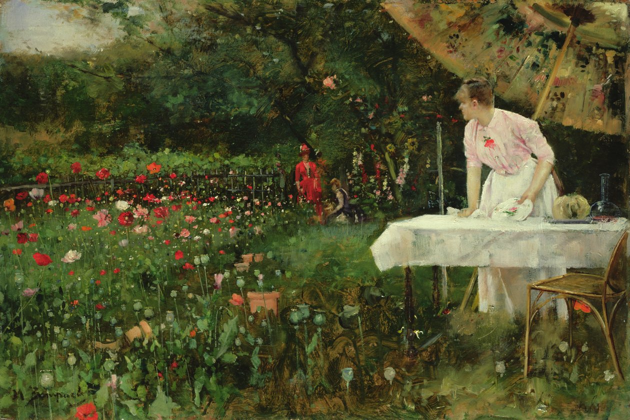 El jardín de amapolas de Maurice Bompard