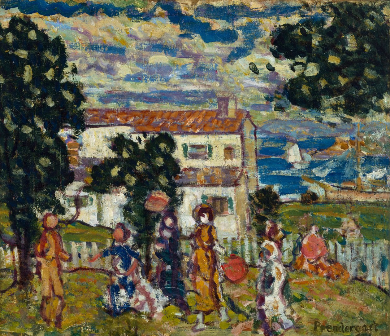 Pueblo de Nueva Inglaterra de Maurice Brazil Prendergast