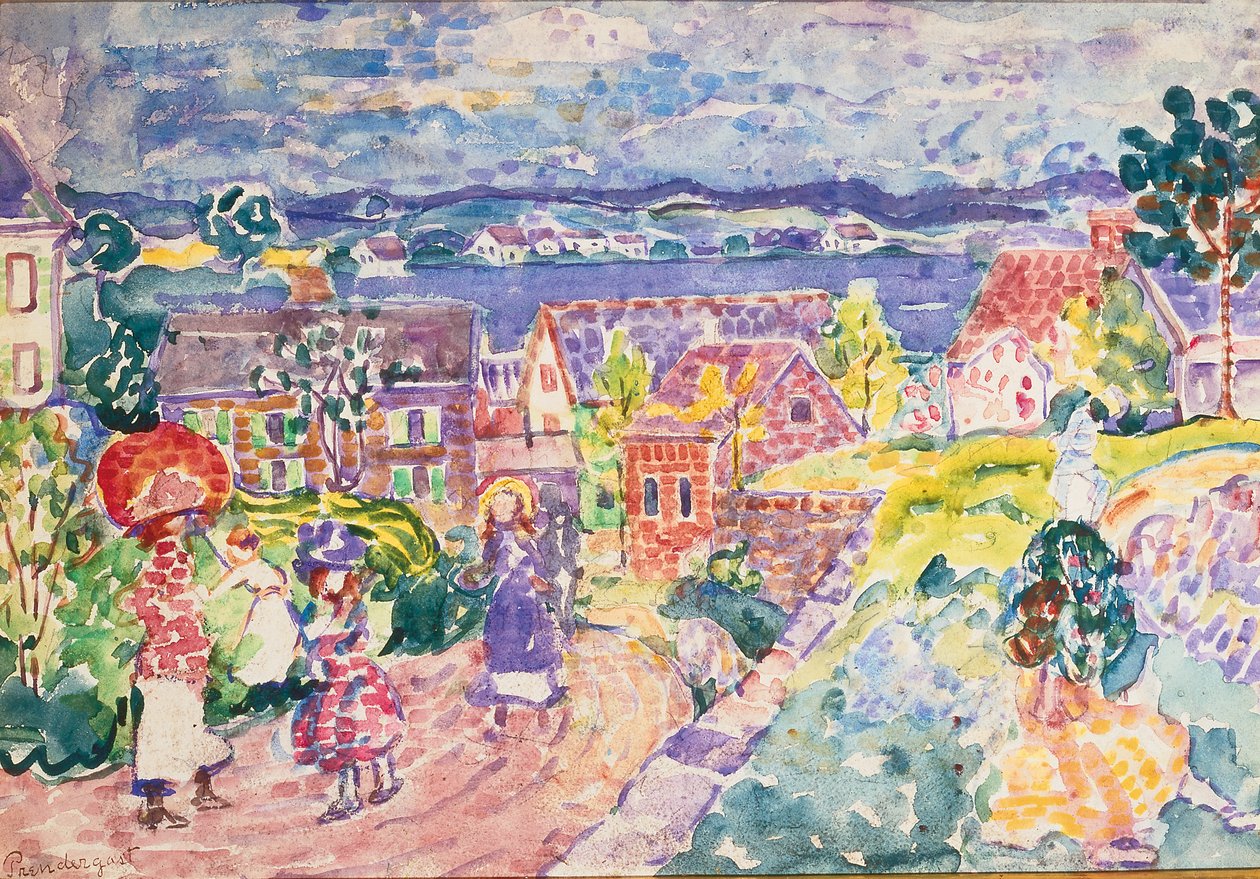 Colinas del lado sur, c.1912-13 de Maurice Brazil Prendergast