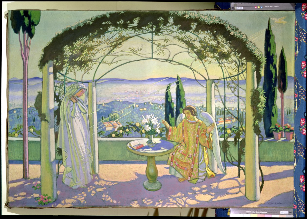 Anunciación en Fiesole, 1919 de Maurice Denis