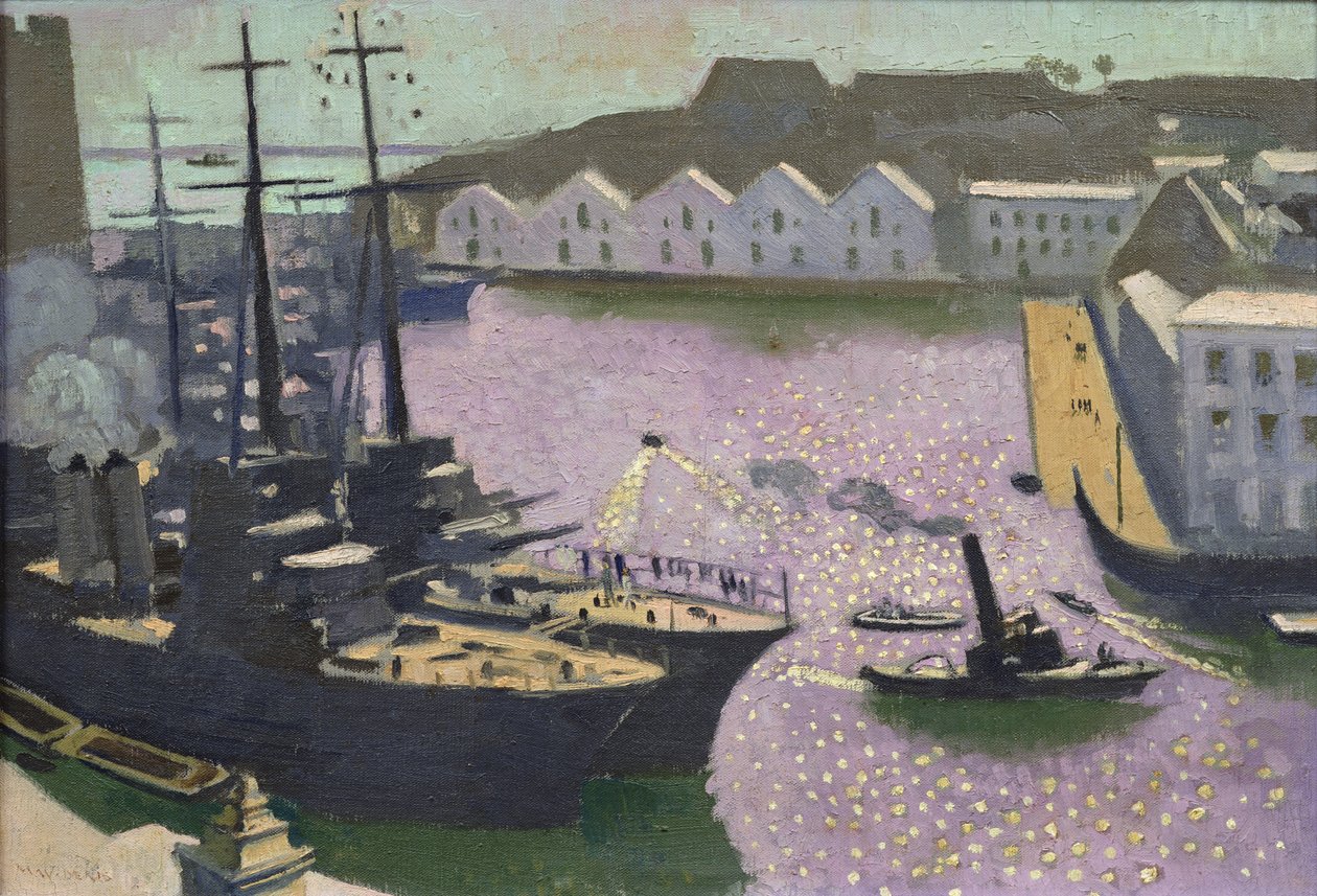 Puerto de Brest, c.1932 de Maurice Denis
