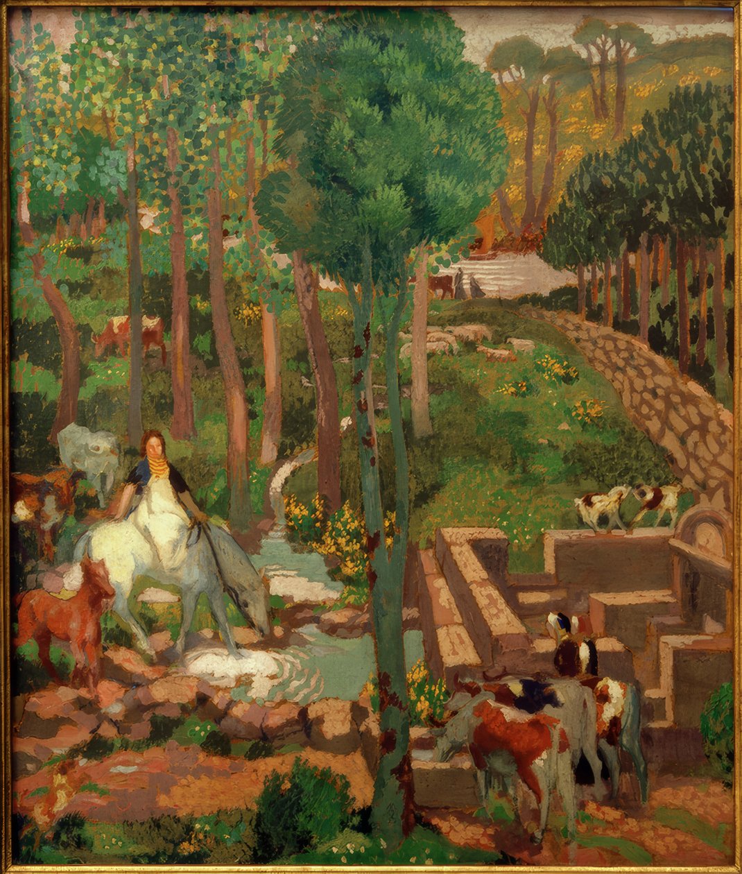 Epona, diosa de los rebaños de Maurice Denis