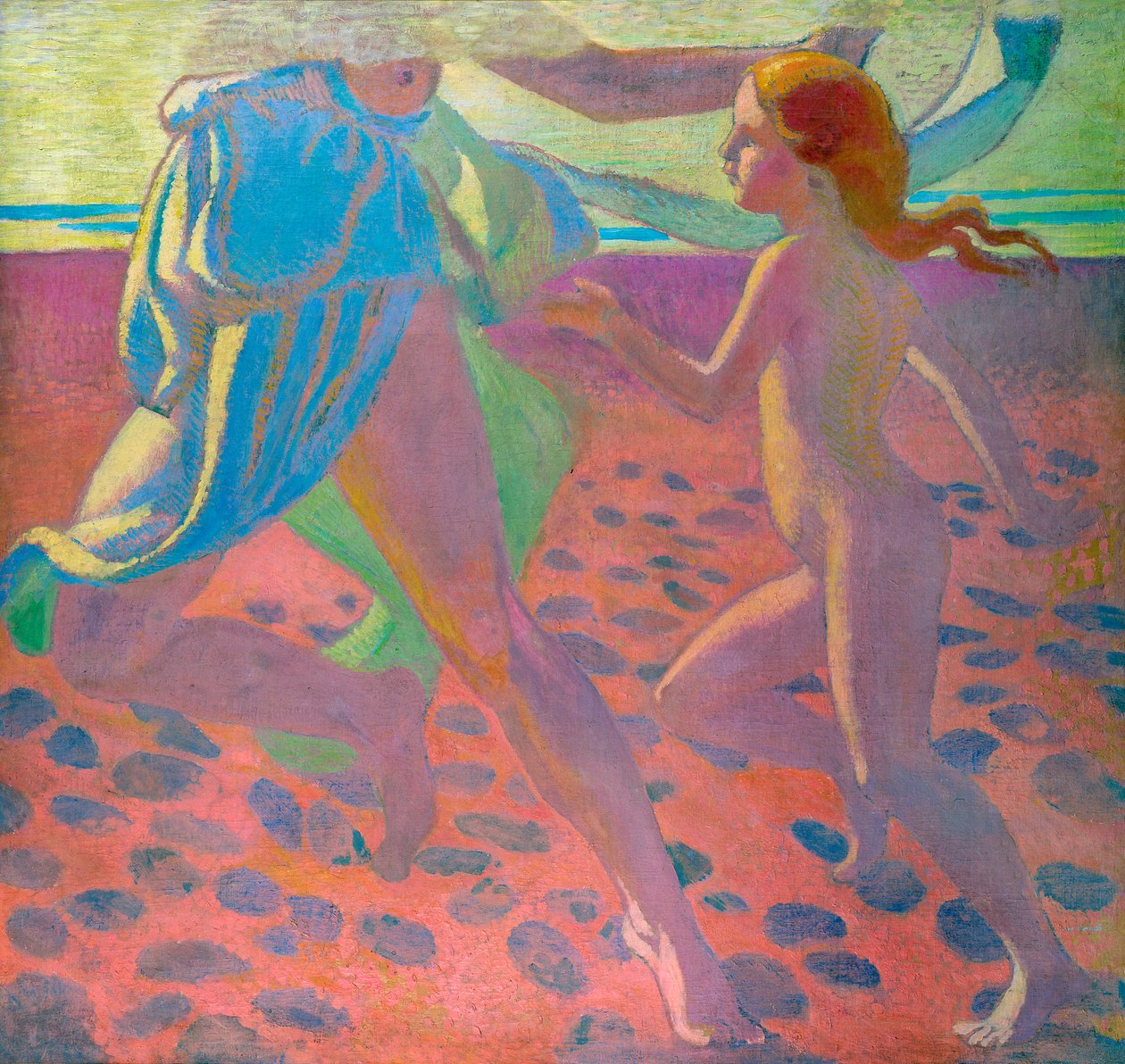 En la playa, 1912 de Maurice Denis