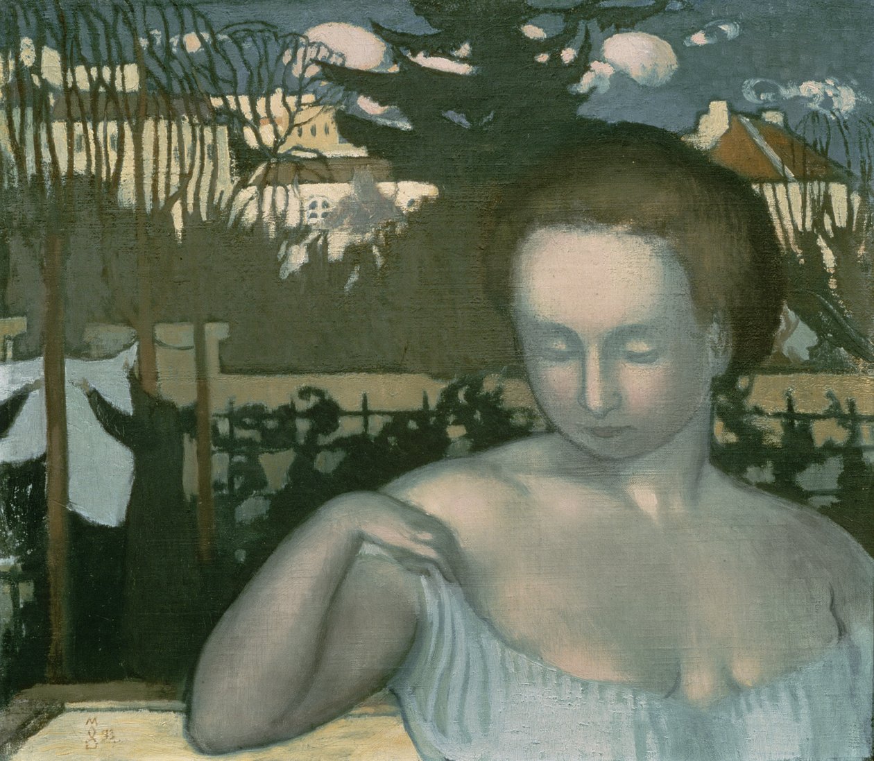 Retrato de Marthe Denis, la esposa del artista, 1893 de Maurice Denis