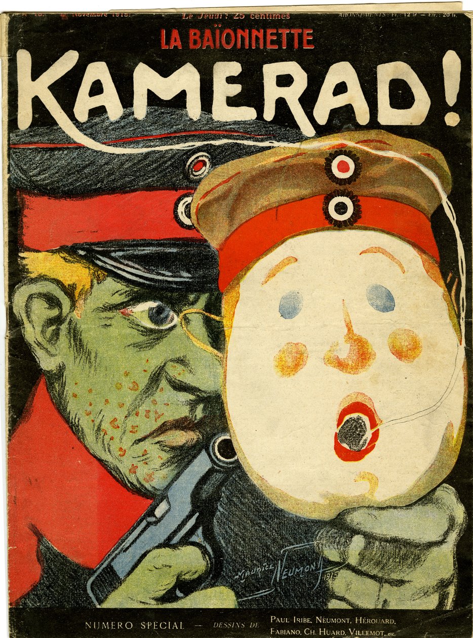¡Camarada!, de una edición especial de "La Baionnette", no.18, 4 de noviembre de 1915 de Maurice Louis Henri Neumont