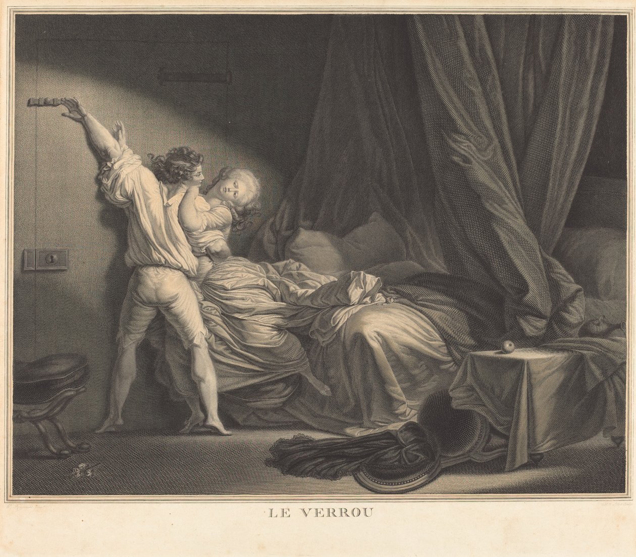 El cerrojo de Maurice Blot after Jean Honoré Fragonard