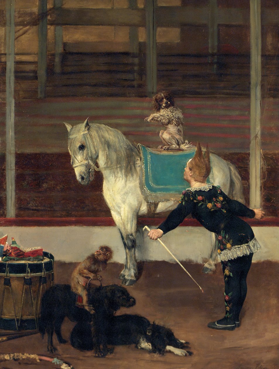 Los artistas de circo, 1875 de Maurice Blum