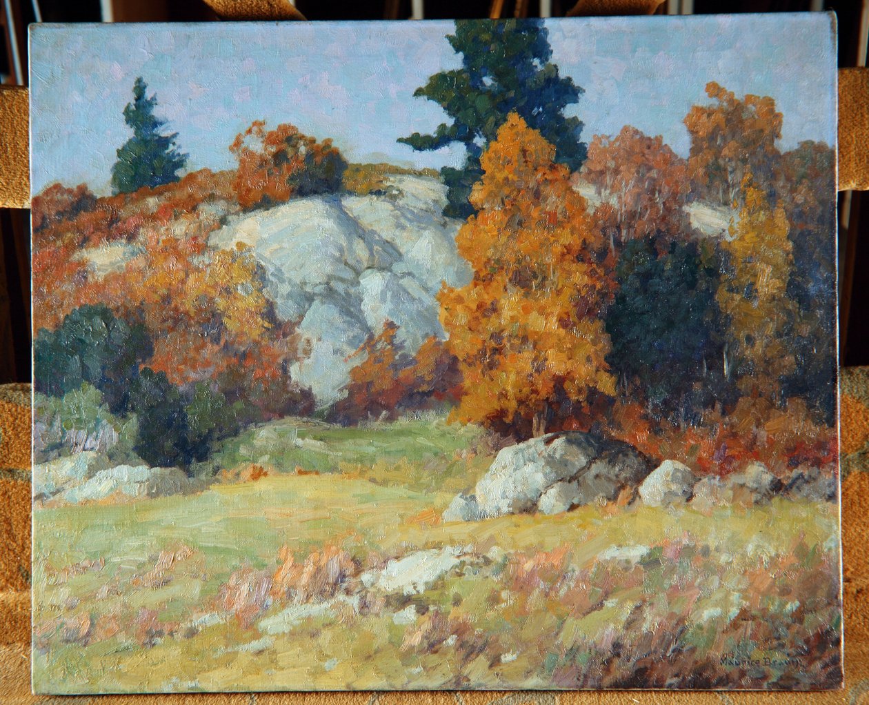 Roca en Otoño, c.1929 de Maurice Braun
