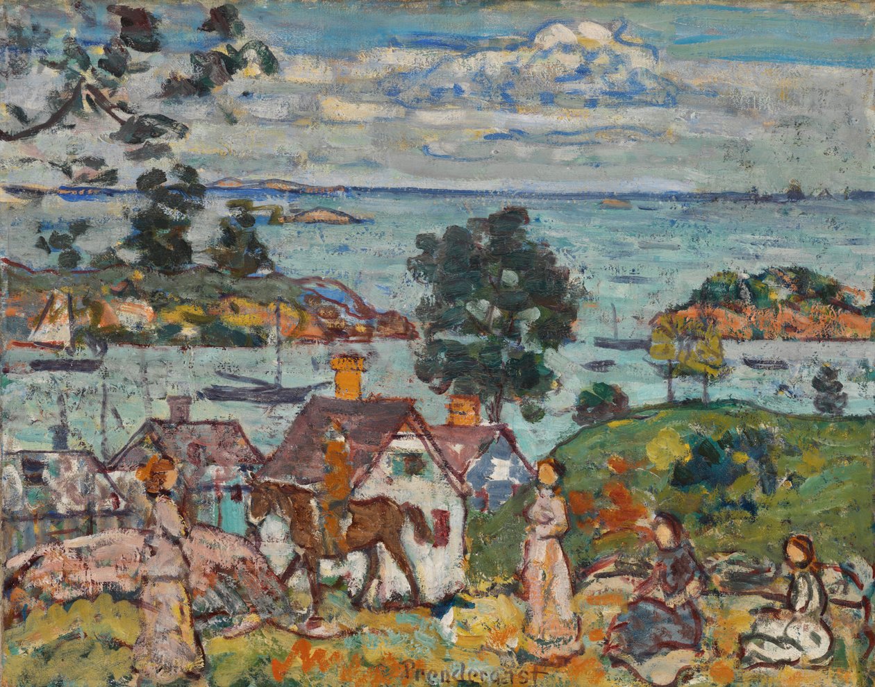 Puerto de Gloucester de Maurice Brazil Prendergast