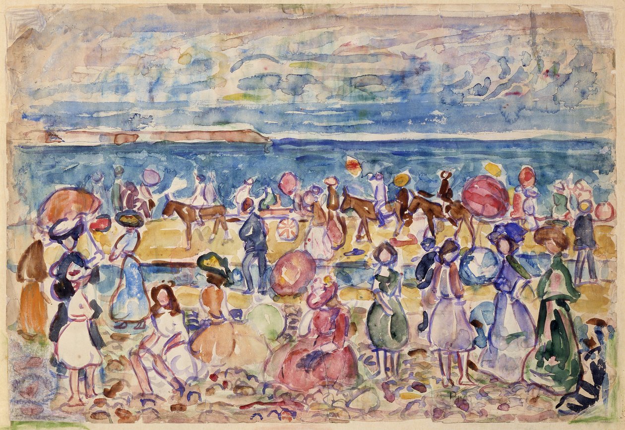 Vacaciones en Nueva Inglaterra, ca. 1910-1911 de Maurice Brazil Prendergast