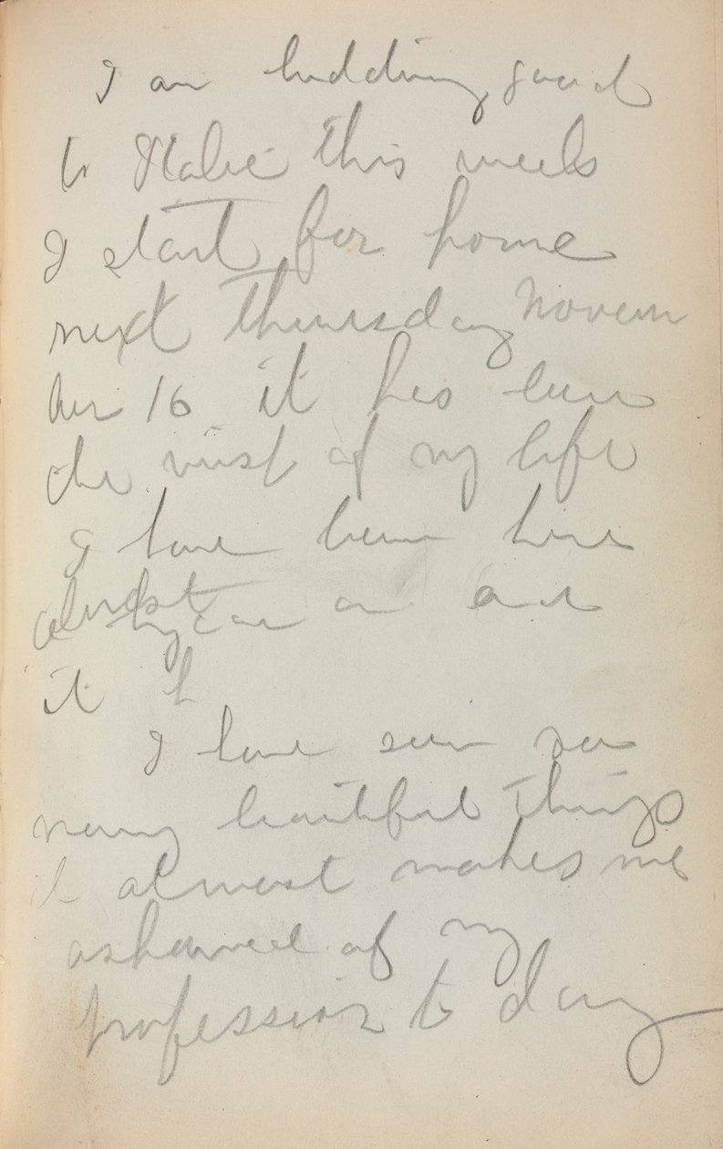 Cuaderno de bocetos italiano: Página de notas 97, 1898-1899 de Maurice Brazil Prendergast