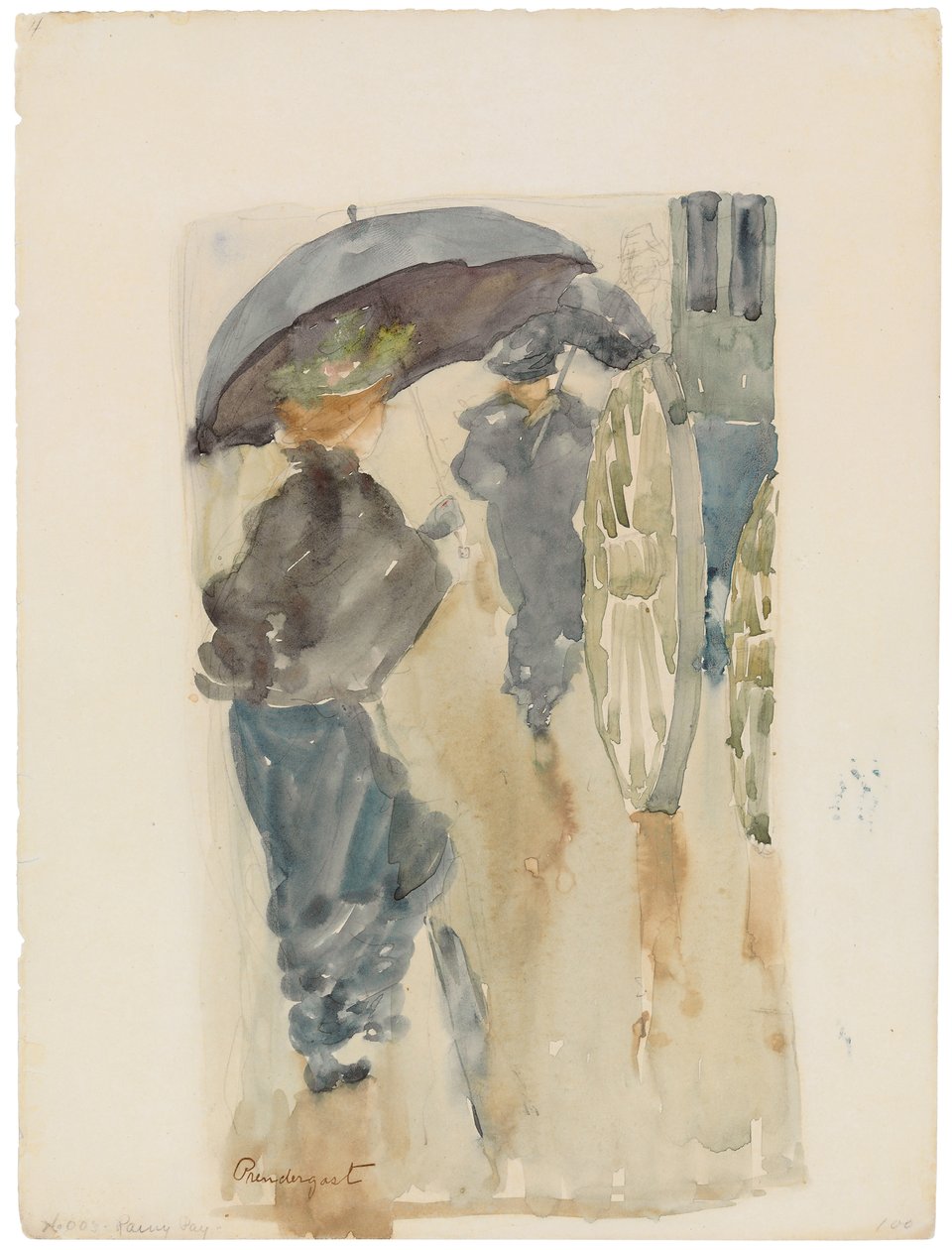 Día lluvioso, c.1893-94 de Maurice Brazil Prendergast