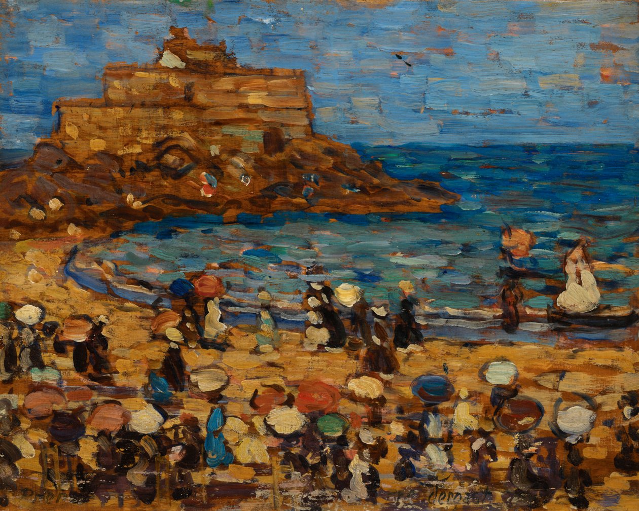Paisaje marino–St. Malo de Maurice Brazil Prendergast