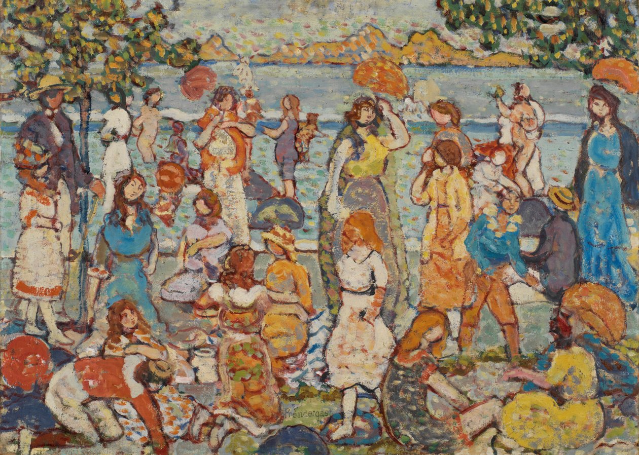 La playa de Maurice Brazil Prendergast